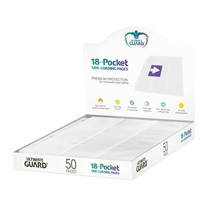 50 Ultimate Guard 18-Pocket Side-Loading Pages (White)