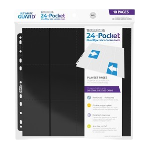 10 Ultimate Guard 24-Pocket Side-Loading QuadRow Pages