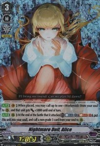 Nightmare Doll, Alice [V Format] (V.1 - Triple Rare)