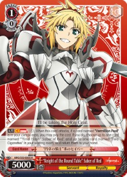 "Knight of the Round Table" Saber of Red