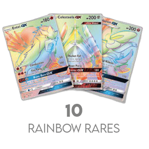 10 random Rainbow Rares