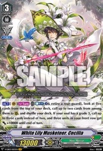 White Lily Musketeer, Cecilia [V Format] (V.1 - Vanguard Rare)