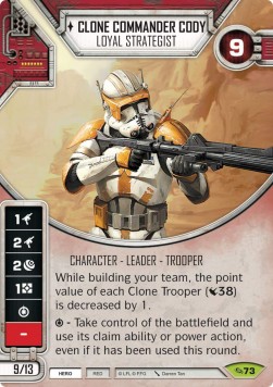 Clone Commander Cody - Loyal Strategist