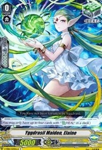 Yggdrasil Maiden, Elaine [V Format] (V.3 - Holo Rare Common)