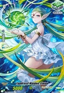 Yggdrasil Maiden, Elaine [V Format] (V.4 - Holo Rare Common)