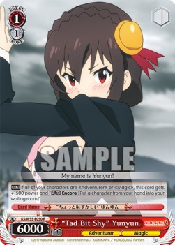 "Tad Bit Shy" Yunyun