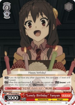 "Lonely Birthday" Yunyun