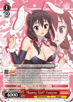 "Bunny Girl" Yunyun (V.1 - Double Rare)