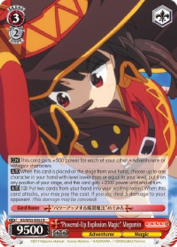 "Powered-Up Explosion Magic" Megumin