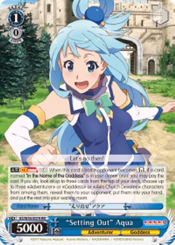 "Setting Out" Aqua (V.1 - Double Rare)