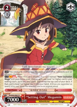 "Setting Out" Megumin (V.1 - Rare)