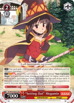 "Setting Out" Megumin (V.2 - Super Rare)