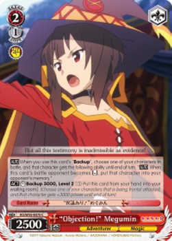 "Objection!" Megumin