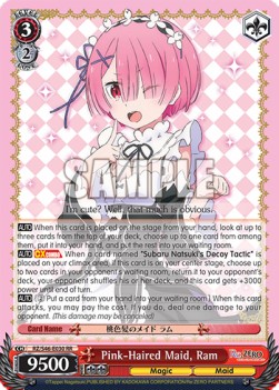 Pink-Haired Maid, Ram