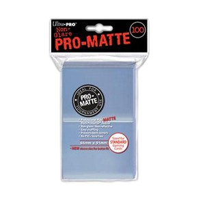 100 Ultra Pro Pro-Matte Sleeves (Translucent)