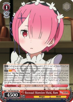 Roswaal Mansion Maid, Ram (V.1 - Double Rare)