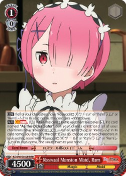 Roswaal Mansion Maid, Ram (V.2 - Triple Rare)