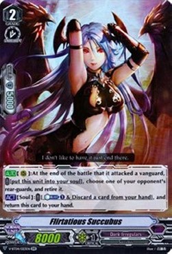 Flirtatious Succubus [V Format] (V.1 - Double Rare)