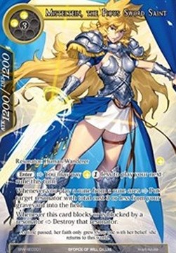 Misteltein, the Pious Sword Saint (V.2 - Secret Rare)