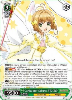 Cardcaptor Sakura : RECORD (V.1 - Double Rare)