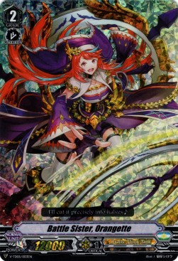 Battle Sister, Orangette [V Format] (V.2 - Triple Rare)