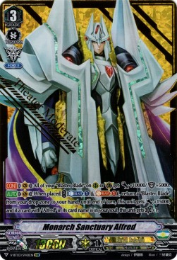 Monarch Sanctuary Alfred [V Format] (V.2 - Special Vanguard Rare)