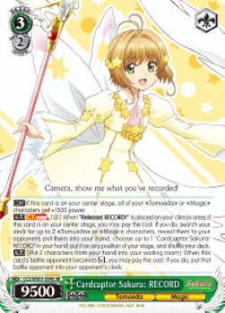 Cardcaptor Sakura : RECORD (V.2 - Super Rare)