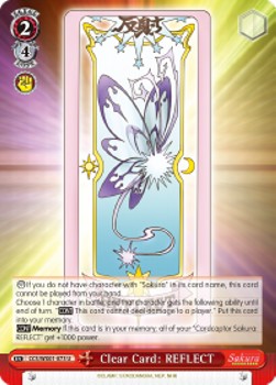 Clear Card: REFLECT