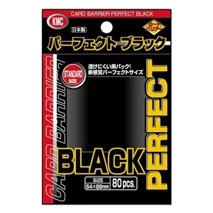 80 KMC Perfect Size Sleeves (Black)