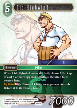 Cid Highwind (8-054)