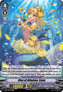 Diva of Atlantea, Iryna [V Format] (V.1 - Legend Idol Rare)