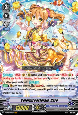 Colorful Pastorale, Caro [V Format] (V.1 - Vanguard Rare)