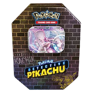 Detective Pikachu Tins: Mewtwo GX Tin