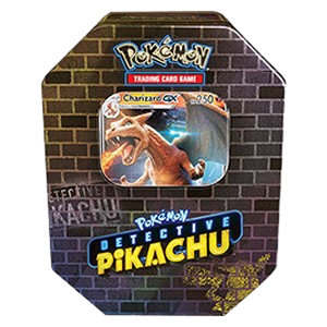 Detective Pikachu Tins: Charizard GX Tin