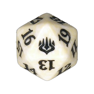 War of the Spark: D20 Die (White)