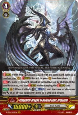 Progenitor Dragon of Horizon Limit, Origorem [V Format] (V.1 - Generation Rare)