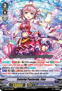 Colorful Pastorale, Fina [V Format] (V.1 - Vanguard Rare)