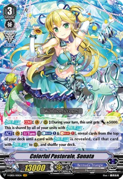 Colorful Pastorale, Sonata [V Format] (V.1 - Vanguard Rare)