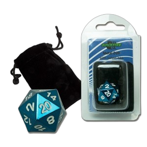 Blackfire D20 Die (Blue)