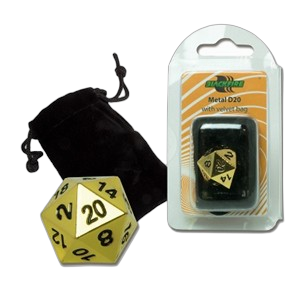 Blackfire D20 Die (Gold)