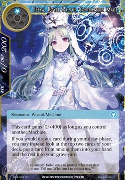 Freya, Royal Palace Contraption Mage (V.1 - Super Rare)