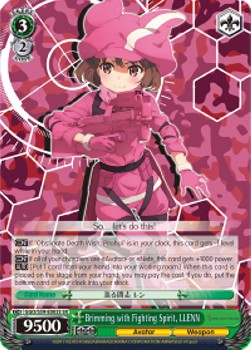 Brimming with Fighting Spirit, LLENN (V.2 - Super Rare)