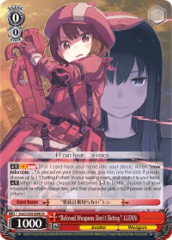 "Beloved Weapons Don't Betray" LLENN (V.1 - Rare)