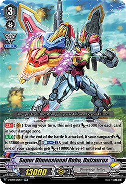 Super Dimensional Robo, Daizaurus [V Format] (V.1 - Double Rare)