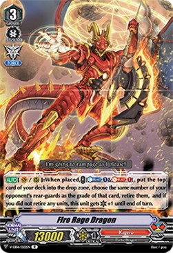 Fire Rage Dragon [V Format]