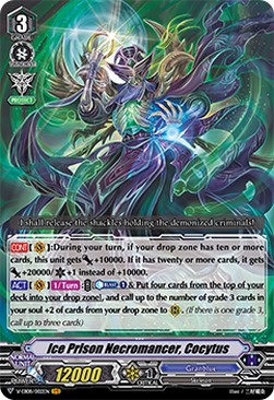 Ice Prison Necromancer, Cocytus [V Format] (V.1 - Vanguard Rare)