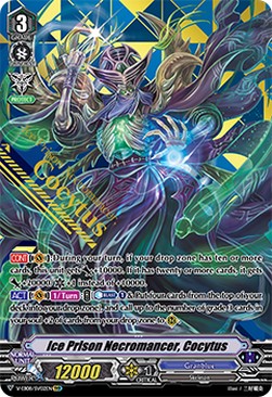 Ice Prison Necromancer, Cocytus [V Format] (V.2 - Special Vanguard Rare)