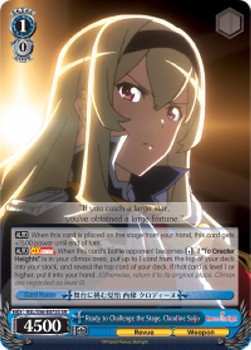 Ready to Challenge the Stage, Claudine Saijo (V.2 - Super Rare)