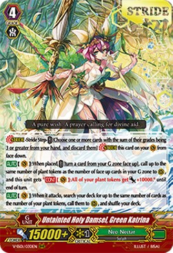 Untainted Holy Damsel, Green Katrina [V Format] (V.2 - Triple Rare)