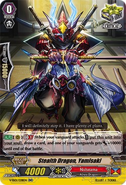 Stealth Dragon, Yamisaki [V Format] (V.1 - Double Rare)